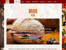 Tablet Screenshot of bravopizzany.com